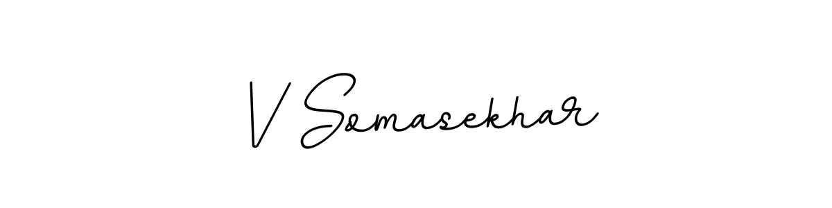 Make a beautiful signature design for name V Somasekhar. With this signature (BallpointsItalic-DORy9) style, you can create a handwritten signature for free. V Somasekhar signature style 11 images and pictures png