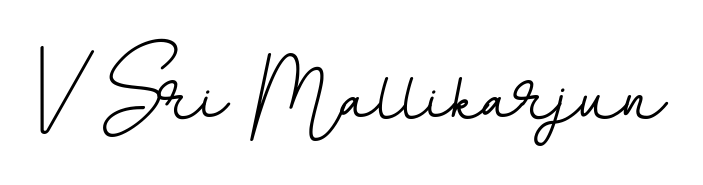 Design your own signature with our free online signature maker. With this signature software, you can create a handwritten (BallpointsItalic-DORy9) signature for name V Sri Mallikarjun. V Sri Mallikarjun signature style 11 images and pictures png