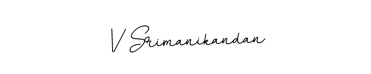 Also we have V Srimanikandan name is the best signature style. Create professional handwritten signature collection using BallpointsItalic-DORy9 autograph style. V Srimanikandan signature style 11 images and pictures png