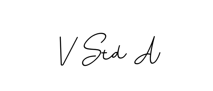 Also You can easily find your signature by using the search form. We will create V Std A name handwritten signature images for you free of cost using BallpointsItalic-DORy9 sign style. V Std A signature style 11 images and pictures png