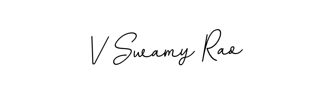 Also You can easily find your signature by using the search form. We will create V Swamy Rao name handwritten signature images for you free of cost using BallpointsItalic-DORy9 sign style. V Swamy Rao signature style 11 images and pictures png