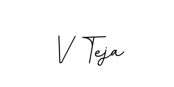 Also we have V Teja name is the best signature style. Create professional handwritten signature collection using BallpointsItalic-DORy9 autograph style. V Teja signature style 11 images and pictures png