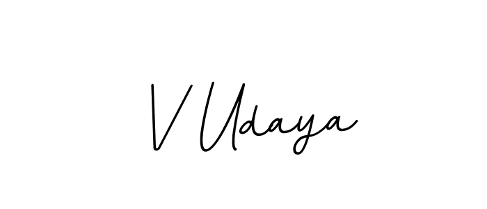 Make a beautiful signature design for name V Udaya. With this signature (BallpointsItalic-DORy9) style, you can create a handwritten signature for free. V Udaya signature style 11 images and pictures png