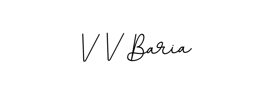 Here are the top 10 professional signature styles for the name V V Baria. These are the best autograph styles you can use for your name. V V Baria signature style 11 images and pictures png
