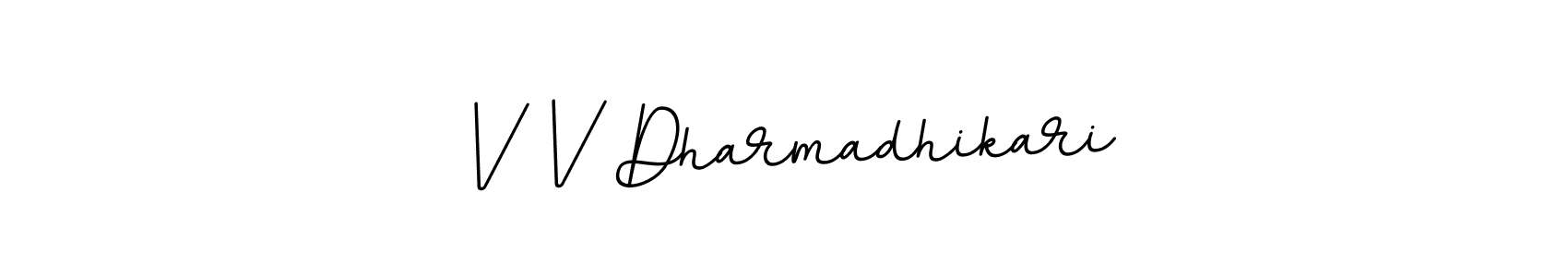 V V Dharmadhikari stylish signature style. Best Handwritten Sign (BallpointsItalic-DORy9) for my name. Handwritten Signature Collection Ideas for my name V V Dharmadhikari. V V Dharmadhikari signature style 11 images and pictures png