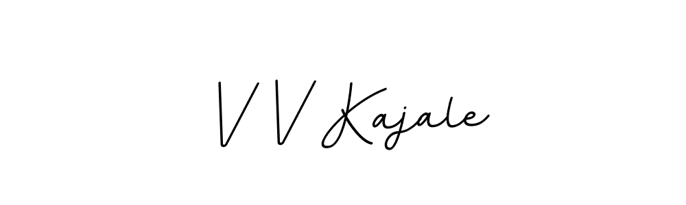 This is the best signature style for the V V Kajale name. Also you like these signature font (BallpointsItalic-DORy9). Mix name signature. V V Kajale signature style 11 images and pictures png