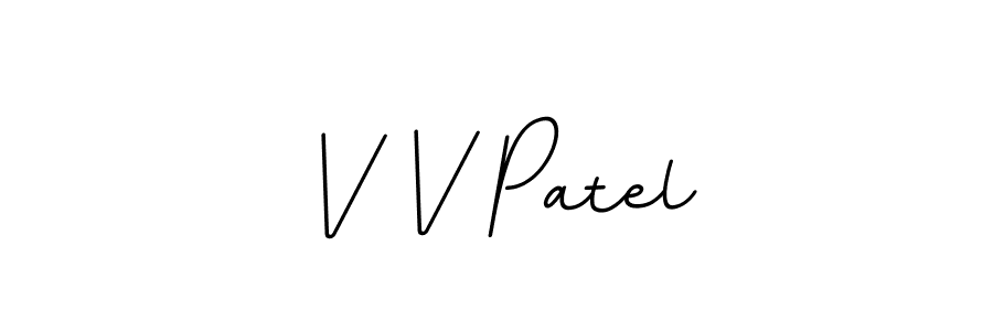 You should practise on your own different ways (BallpointsItalic-DORy9) to write your name (V V Patel) in signature. don't let someone else do it for you. V V Patel signature style 11 images and pictures png