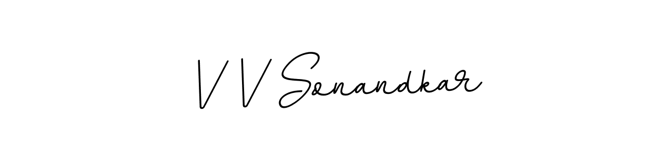 Here are the top 10 professional signature styles for the name V V Sonandkar. These are the best autograph styles you can use for your name. V V Sonandkar signature style 11 images and pictures png