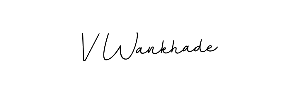 How to Draw V Wankhade signature style? BallpointsItalic-DORy9 is a latest design signature styles for name V Wankhade. V Wankhade signature style 11 images and pictures png