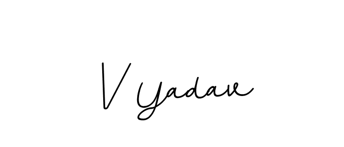 It looks lik you need a new signature style for name V Yadav. Design unique handwritten (BallpointsItalic-DORy9) signature with our free signature maker in just a few clicks. V Yadav signature style 11 images and pictures png