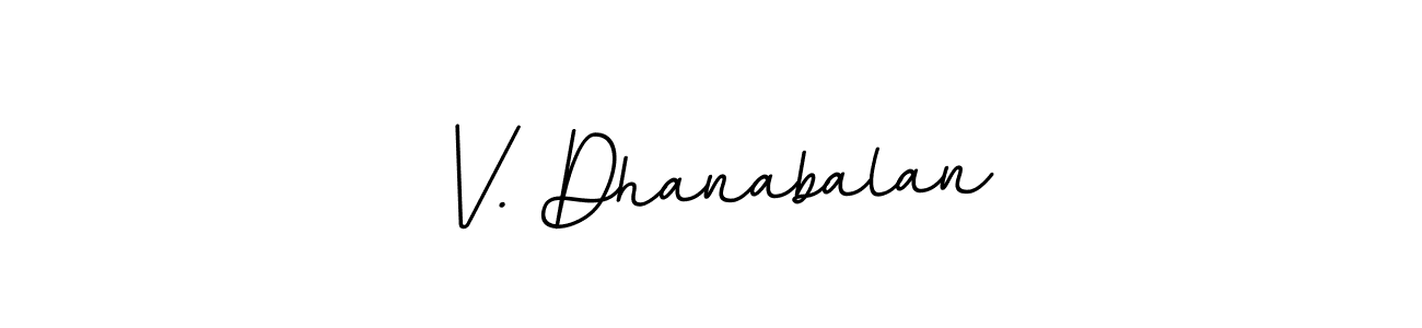 BallpointsItalic-DORy9 is a professional signature style that is perfect for those who want to add a touch of class to their signature. It is also a great choice for those who want to make their signature more unique. Get V. Dhanabalan name to fancy signature for free. V. Dhanabalan signature style 11 images and pictures png