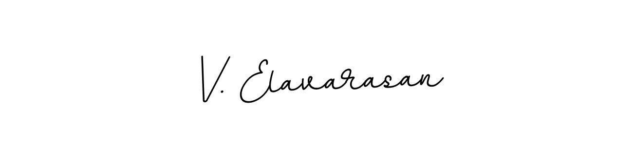 Also we have V. Elavarasan name is the best signature style. Create professional handwritten signature collection using BallpointsItalic-DORy9 autograph style. V. Elavarasan signature style 11 images and pictures png