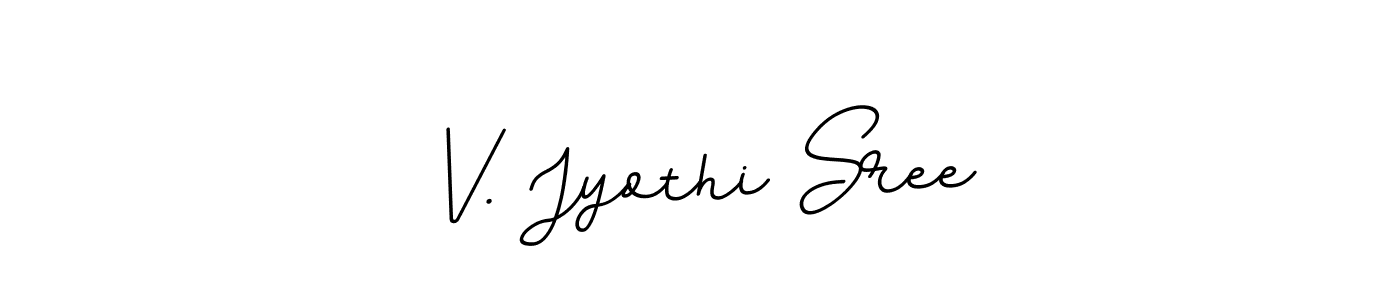 Also we have V. Jyothi Sree name is the best signature style. Create professional handwritten signature collection using BallpointsItalic-DORy9 autograph style. V. Jyothi Sree signature style 11 images and pictures png