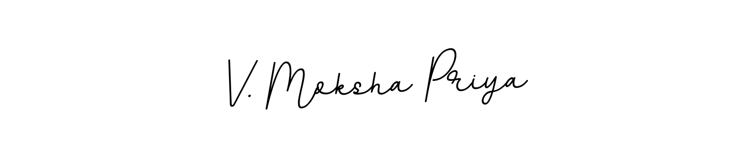 BallpointsItalic-DORy9 is a professional signature style that is perfect for those who want to add a touch of class to their signature. It is also a great choice for those who want to make their signature more unique. Get V. Moksha Priya name to fancy signature for free. V. Moksha Priya signature style 11 images and pictures png