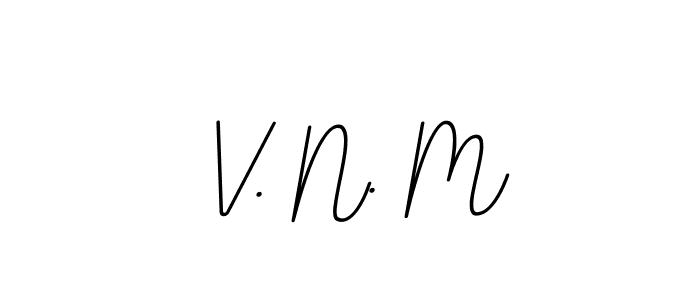 Check out images of Autograph of V. N. M name. Actor V. N. M Signature Style. BallpointsItalic-DORy9 is a professional sign style online. V. N. M signature style 11 images and pictures png