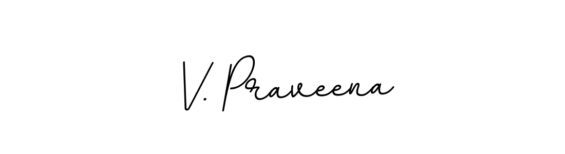 Make a beautiful signature design for name V. Praveena. Use this online signature maker to create a handwritten signature for free. V. Praveena signature style 11 images and pictures png