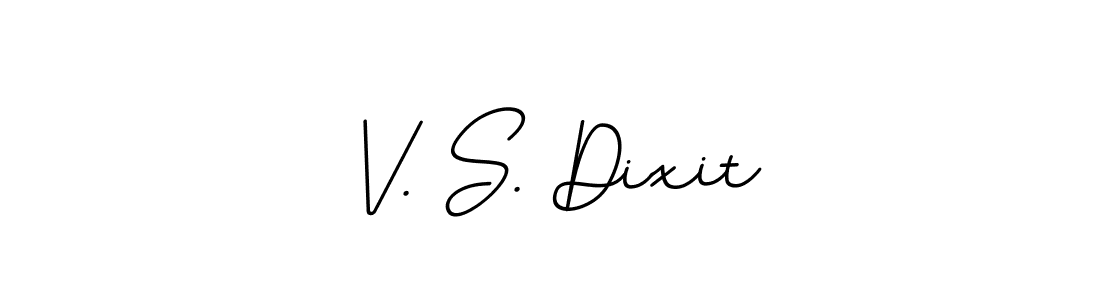 Make a beautiful signature design for name V. S. Dixit. With this signature (BallpointsItalic-DORy9) style, you can create a handwritten signature for free. V. S. Dixit signature style 11 images and pictures png