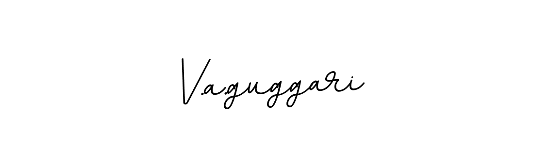 How to Draw V.a.guggari signature style? BallpointsItalic-DORy9 is a latest design signature styles for name V.a.guggari. V.a.guggari signature style 11 images and pictures png