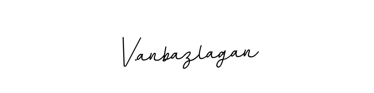 You should practise on your own different ways (BallpointsItalic-DORy9) to write your name (V.anbazlagan) in signature. don't let someone else do it for you. V.anbazlagan signature style 11 images and pictures png