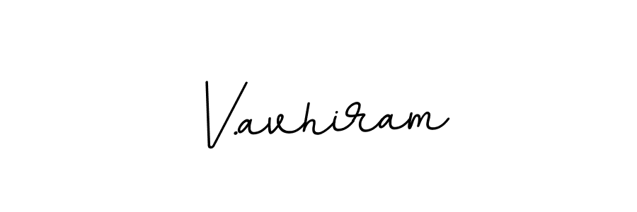 How to make V.avhiram signature? BallpointsItalic-DORy9 is a professional autograph style. Create handwritten signature for V.avhiram name. V.avhiram signature style 11 images and pictures png