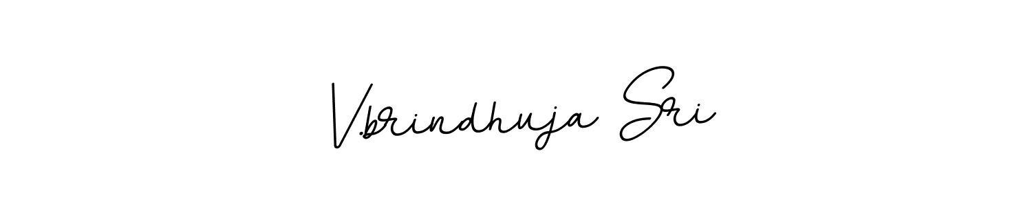 How to make V.brindhuja Sri signature? BallpointsItalic-DORy9 is a professional autograph style. Create handwritten signature for V.brindhuja Sri name. V.brindhuja Sri signature style 11 images and pictures png