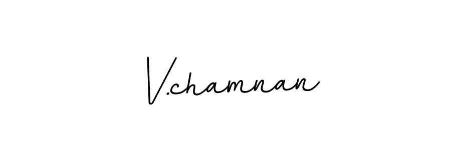 V.chamnan stylish signature style. Best Handwritten Sign (BallpointsItalic-DORy9) for my name. Handwritten Signature Collection Ideas for my name V.chamnan. V.chamnan signature style 11 images and pictures png