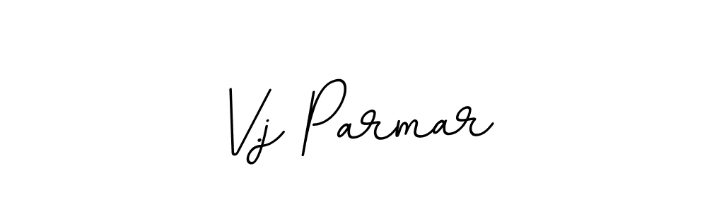 Create a beautiful signature design for name V.j Parmar. With this signature (BallpointsItalic-DORy9) fonts, you can make a handwritten signature for free. V.j Parmar signature style 11 images and pictures png