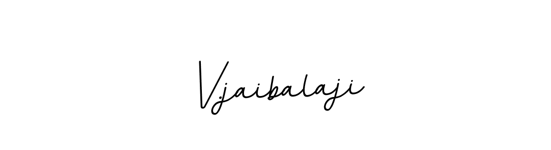 V.jaibalaji stylish signature style. Best Handwritten Sign (BallpointsItalic-DORy9) for my name. Handwritten Signature Collection Ideas for my name V.jaibalaji. V.jaibalaji signature style 11 images and pictures png