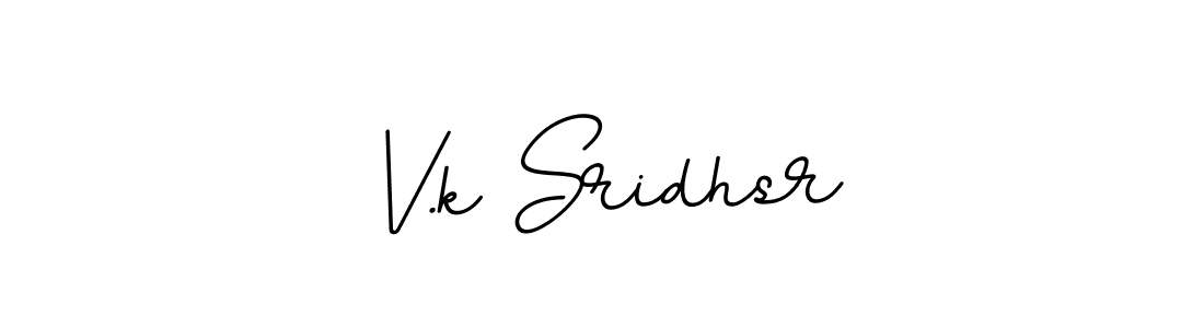 Create a beautiful signature design for name V.k Sridhsr. With this signature (BallpointsItalic-DORy9) fonts, you can make a handwritten signature for free. V.k Sridhsr signature style 11 images and pictures png