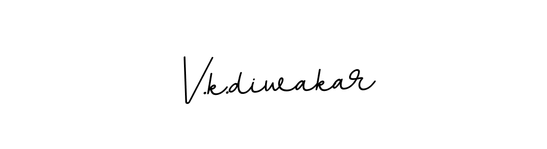 BallpointsItalic-DORy9 is a professional signature style that is perfect for those who want to add a touch of class to their signature. It is also a great choice for those who want to make their signature more unique. Get V.k.diwakar name to fancy signature for free. V.k.diwakar signature style 11 images and pictures png