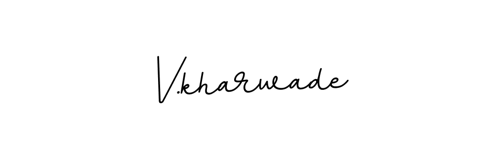 Make a beautiful signature design for name V.kharwade. Use this online signature maker to create a handwritten signature for free. V.kharwade signature style 11 images and pictures png