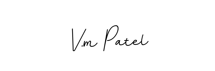 Also we have V.m Patel name is the best signature style. Create professional handwritten signature collection using BallpointsItalic-DORy9 autograph style. V.m Patel signature style 11 images and pictures png