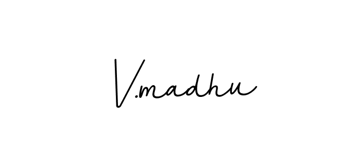 Similarly BallpointsItalic-DORy9 is the best handwritten signature design. Signature creator online .You can use it as an online autograph creator for name V.madhu. V.madhu signature style 11 images and pictures png