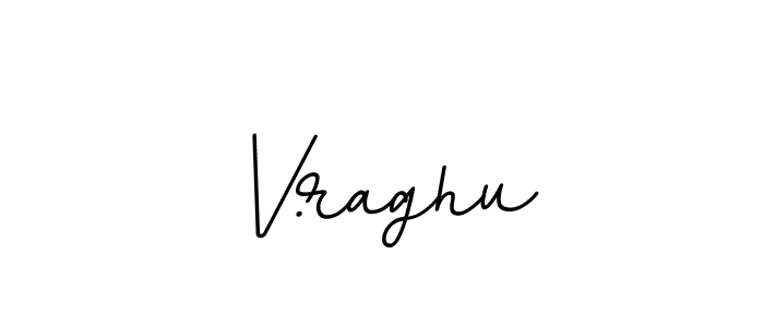 The best way (BallpointsItalic-DORy9) to make a short signature is to pick only two or three words in your name. The name V.raghu include a total of six letters. For converting this name. V.raghu signature style 11 images and pictures png
