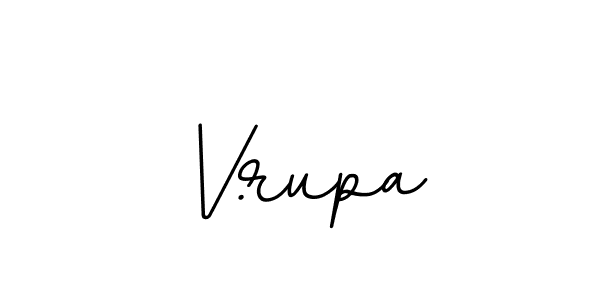 How to make V.rupa signature? BallpointsItalic-DORy9 is a professional autograph style. Create handwritten signature for V.rupa name. V.rupa signature style 11 images and pictures png