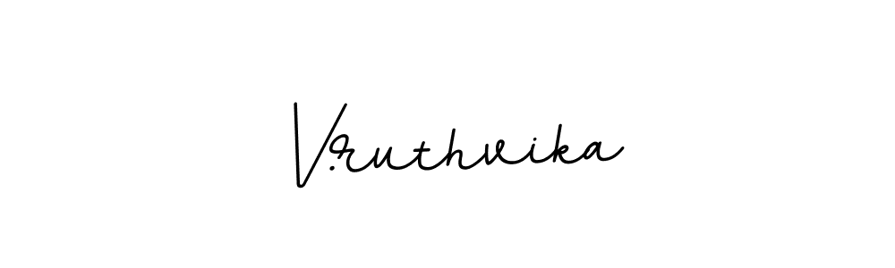 Create a beautiful signature design for name V.ruthvika. With this signature (BallpointsItalic-DORy9) fonts, you can make a handwritten signature for free. V.ruthvika signature style 11 images and pictures png