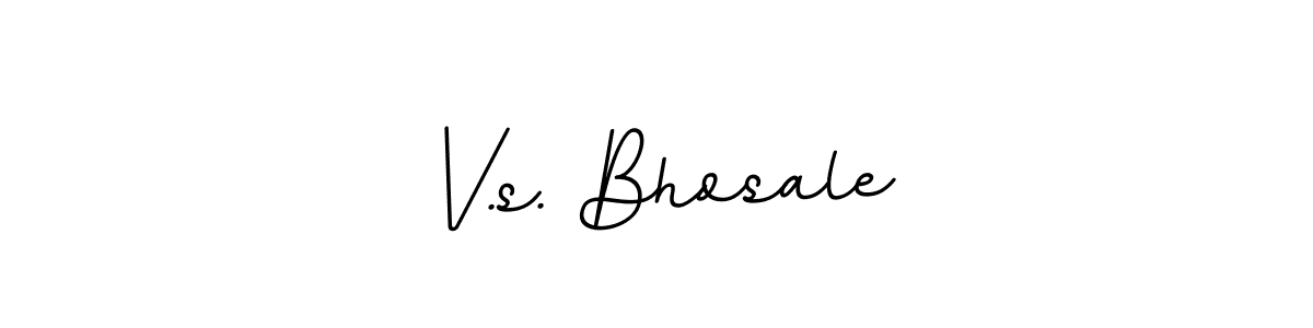 How to make V.s. Bhosale signature? BallpointsItalic-DORy9 is a professional autograph style. Create handwritten signature for V.s. Bhosale name. V.s. Bhosale signature style 11 images and pictures png