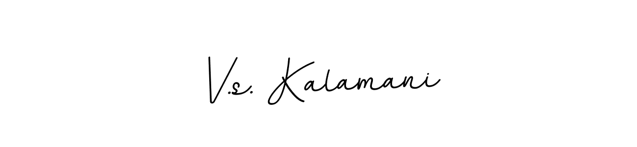 Similarly BallpointsItalic-DORy9 is the best handwritten signature design. Signature creator online .You can use it as an online autograph creator for name V.s. Kalamani. V.s. Kalamani signature style 11 images and pictures png