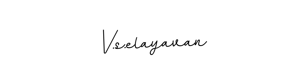 You should practise on your own different ways (BallpointsItalic-DORy9) to write your name (V.s.elayavan) in signature. don't let someone else do it for you. V.s.elayavan signature style 11 images and pictures png