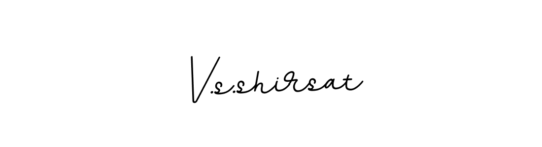 How to Draw V.s.shirsat signature style? BallpointsItalic-DORy9 is a latest design signature styles for name V.s.shirsat. V.s.shirsat signature style 11 images and pictures png