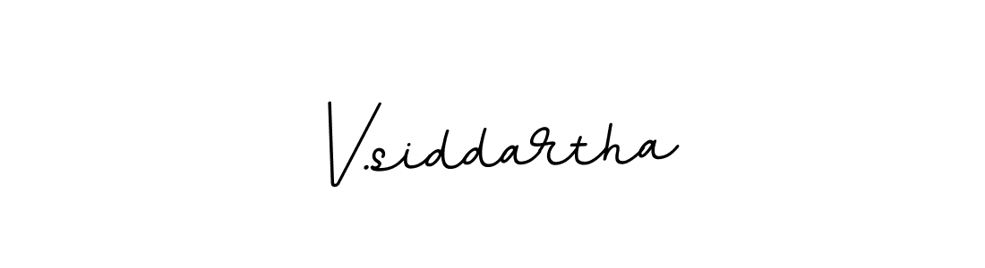 Create a beautiful signature design for name V.siddartha. With this signature (BallpointsItalic-DORy9) fonts, you can make a handwritten signature for free. V.siddartha signature style 11 images and pictures png