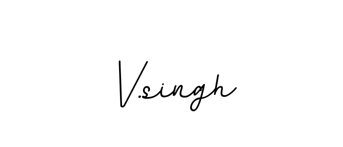 Check out images of Autograph of V.singh name. Actor V.singh Signature Style. BallpointsItalic-DORy9 is a professional sign style online. V.singh signature style 11 images and pictures png
