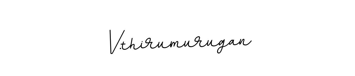 Make a beautiful signature design for name V.thirumurugan. With this signature (BallpointsItalic-DORy9) style, you can create a handwritten signature for free. V.thirumurugan signature style 11 images and pictures png