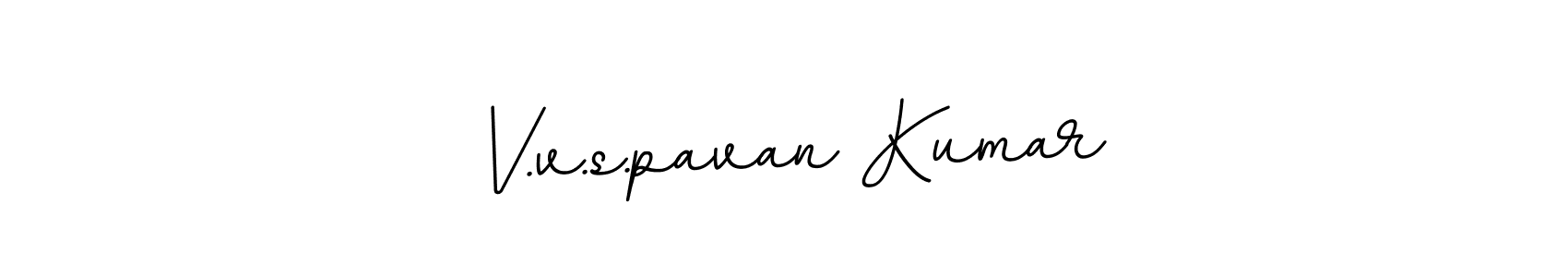 V.v.s.pavan Kumar stylish signature style. Best Handwritten Sign (BallpointsItalic-DORy9) for my name. Handwritten Signature Collection Ideas for my name V.v.s.pavan Kumar. V.v.s.pavan Kumar signature style 11 images and pictures png
