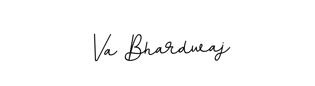 How to make Va Bhardwaj name signature. Use BallpointsItalic-DORy9 style for creating short signs online. This is the latest handwritten sign. Va Bhardwaj signature style 11 images and pictures png