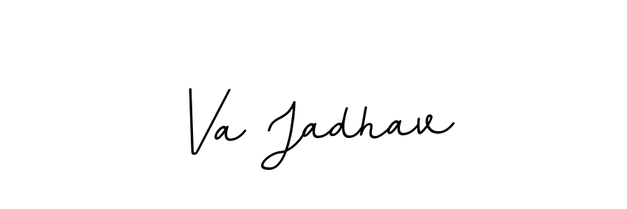 The best way (BallpointsItalic-DORy9) to make a short signature is to pick only two or three words in your name. The name Va Jadhav include a total of six letters. For converting this name. Va Jadhav signature style 11 images and pictures png