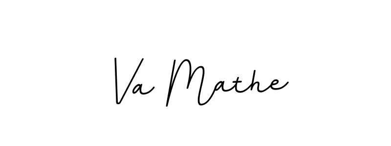 Make a beautiful signature design for name Va Mathe. With this signature (BallpointsItalic-DORy9) style, you can create a handwritten signature for free. Va Mathe signature style 11 images and pictures png