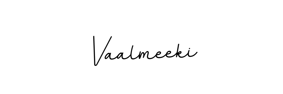 How to make Vaalmeeki signature? BallpointsItalic-DORy9 is a professional autograph style. Create handwritten signature for Vaalmeeki name. Vaalmeeki signature style 11 images and pictures png