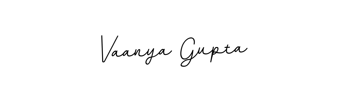 Use a signature maker to create a handwritten signature online. With this signature software, you can design (BallpointsItalic-DORy9) your own signature for name Vaanya Gupta. Vaanya Gupta signature style 11 images and pictures png