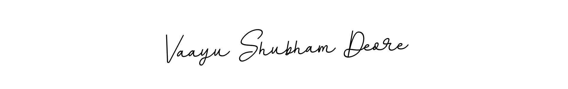 Design your own signature with our free online signature maker. With this signature software, you can create a handwritten (BallpointsItalic-DORy9) signature for name Vaayu Shubham Deore. Vaayu Shubham Deore signature style 11 images and pictures png